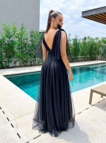 Bridesmaid Dresses - 黑色 - 查看 2