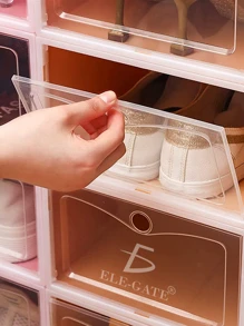 Cajas Organizadoras HOG.124 para Zapatos Apilables para Almacenar 6 Pzs ELE-GATE - Multicolor - Ver 3