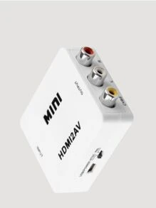 Mini Adaptador Conversor De  Para Video Composto Rca 2av