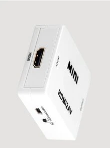 Mini Adaptador Conversor De  Para Video Composto Rca 2av