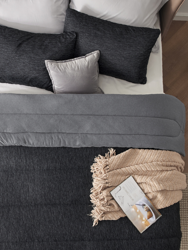 Bedsure BEDSURE Warm & Cooling Comforter Set Bed Set All Season