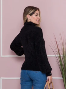 Women Sweaters - Negro - Ver 2