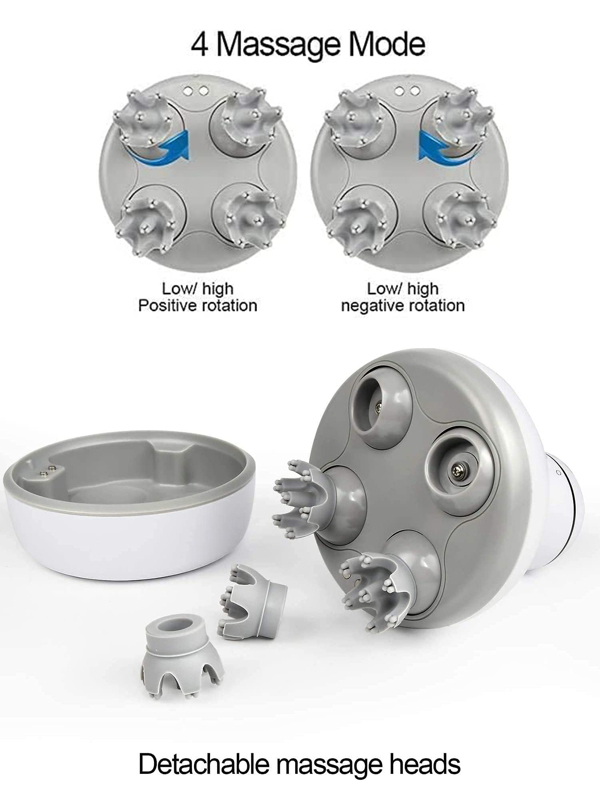 Cotsoco Electric Scalp Head Massager, Handheld Portable Waterproof Head