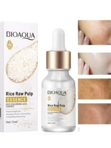 Serum Arroz Ácido Hialurónico Reduce Poros Aclara Bioaqua - transparente - Ver 2