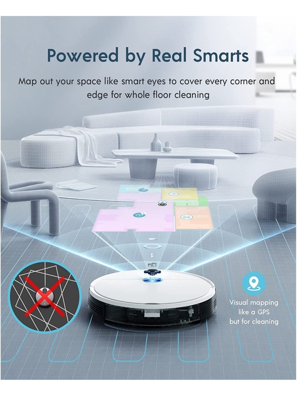 yeedi vac Station Robot Vacuum and Mop, Self Emptying 3in1, 3000Pa
