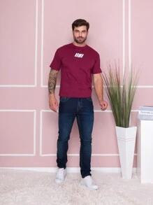 Men T-Shirts & Tanks - Màu Đỏ Sâu - Xem 4
