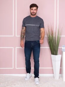 Men Polo Shirts - Dark Grey - View 4