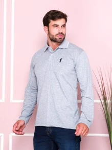 Men Polo Shirts - Xám - Xem 3