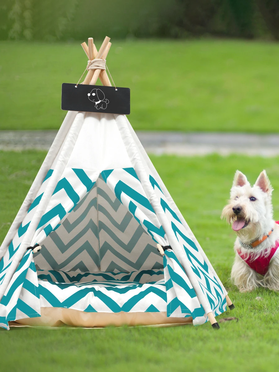 Valentine's Day Ealing Pet Teepee With Cushion For Dogs And Cats