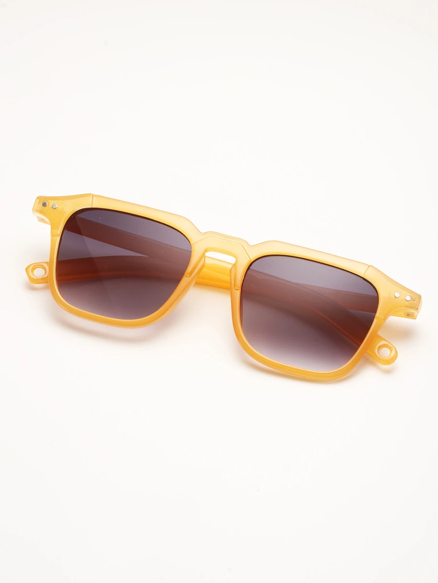 Fashion Glasses - 黃色 - 查看 1