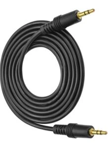 Cabo P2 X P2 Auxiliar Estéreo Dourado Resistente 1,5m