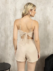Women Two-piece Outfits - 米色 - 查看 2