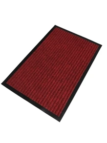 Capacho Emborrachado Tapete PVC 58x38cm Antiderrapante Porta Decorativo - Vinho - Visão 2
