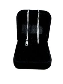 Pulseira Masculino Grumet Escama de Peixe 2 MM Prata 925 Legitima