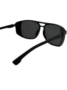Men Fashion Glasses For Summer Sunprotection Outdoor Perfect For Friend As A Gift Street - Hitam - View 3
