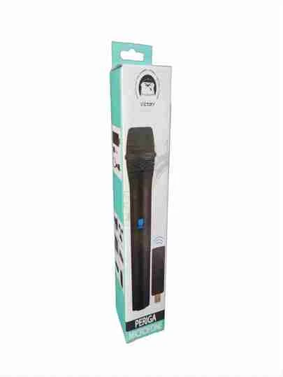 Microfone Sem Fio Uhf 3.5mm 6.35mm Karaoke Mic Com Receptor Usb
