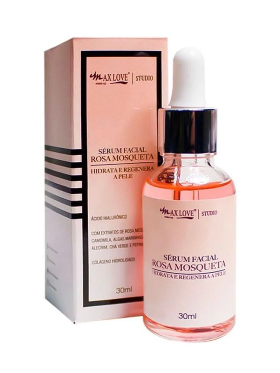 Lucas Maquiagem Sérum Facial Rosa Mosqueta 30ml Max Love SHEIN Brasil
