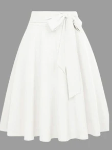 Women Skirts - White - View 2