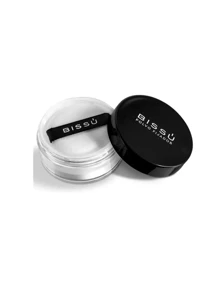 Polvo translucido Fijador bissu, polvo transluciodo blanco para rostro, polvo suelto para rostro, polvo traslucido