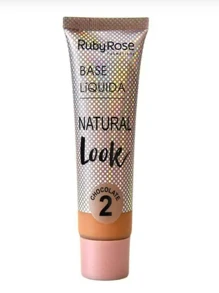 Base Líquida Ruby Rose Hb-8051 Natural Look  CHOCOLATE 2 - Dark Chocolate - Visão 1