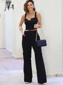Women Two-piece Outfits - Black - View 4