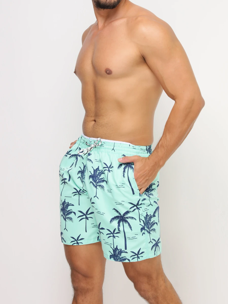 Men Shorts - Màu xanh Bạc hà - Xem 1