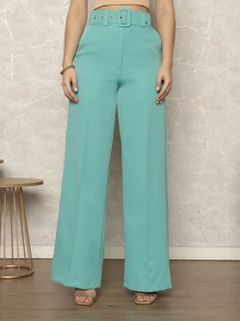 Women Pants - 淺藍色 - 查看 3