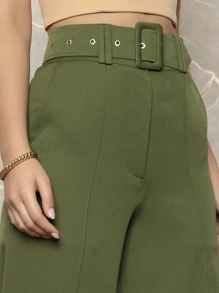 Women Pants - xanh quân đội - Xem 5