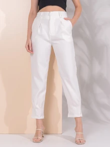 Women Pants - trắng - Xem 2