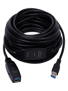 Cabo Extensor Usb Versão 3.0 Ativo 10 Metros Câmera Webcam