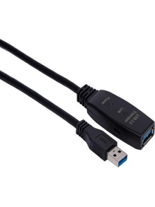 Cabo Extensor Usb Versão 3.0 Ativo 20 Metros Câmera Webcam