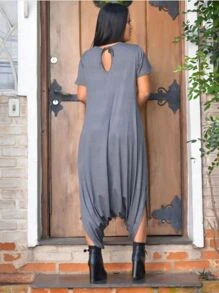 Women Jumpsuits - 深灰色 - 查看 2
