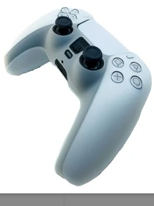 Capa Protetora Silicone Para Controle Ps5 Gamepad - Branco - Visão 6