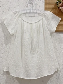 Plus Size Women Tops - 白色 - 查看 1