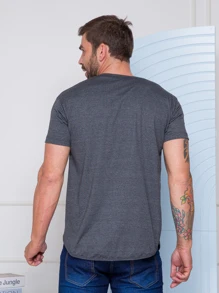 Men T-Shirts & Tanks - Dark Grey - View 2