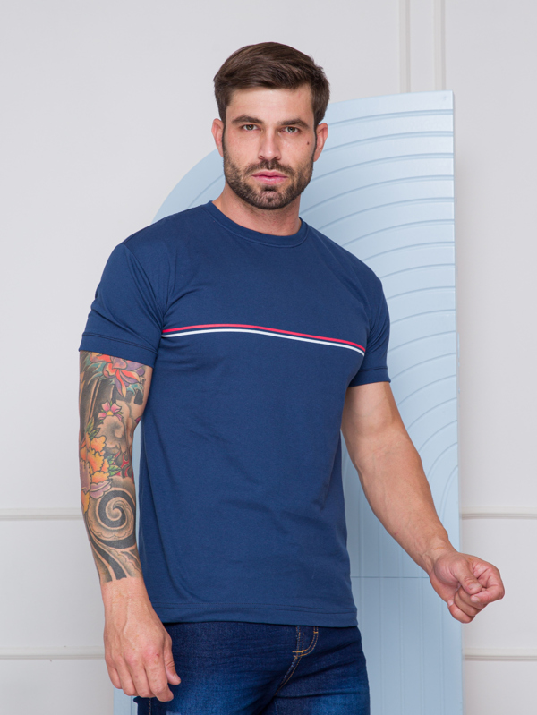 Camiseta Masculina Gola Careca