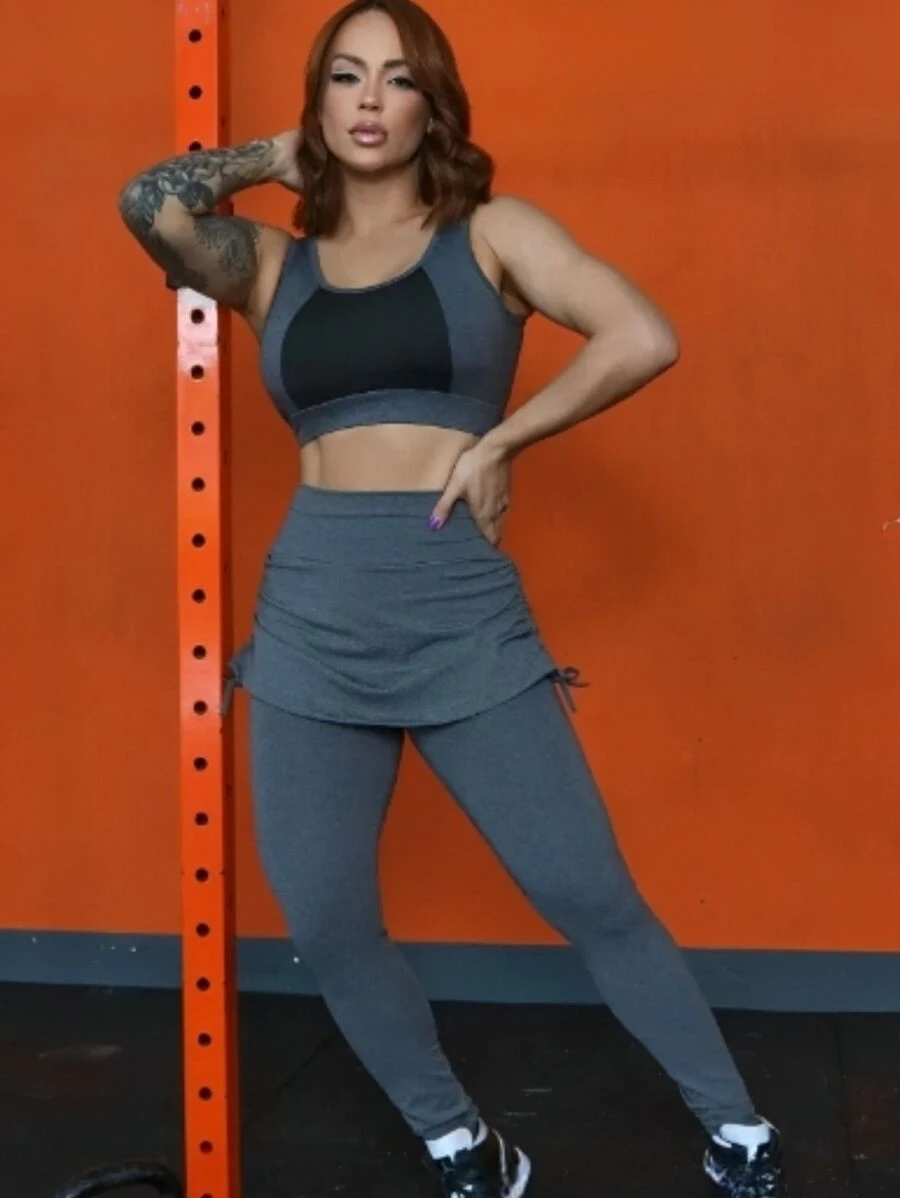 Women Sports Sets - Xám - Xem 1