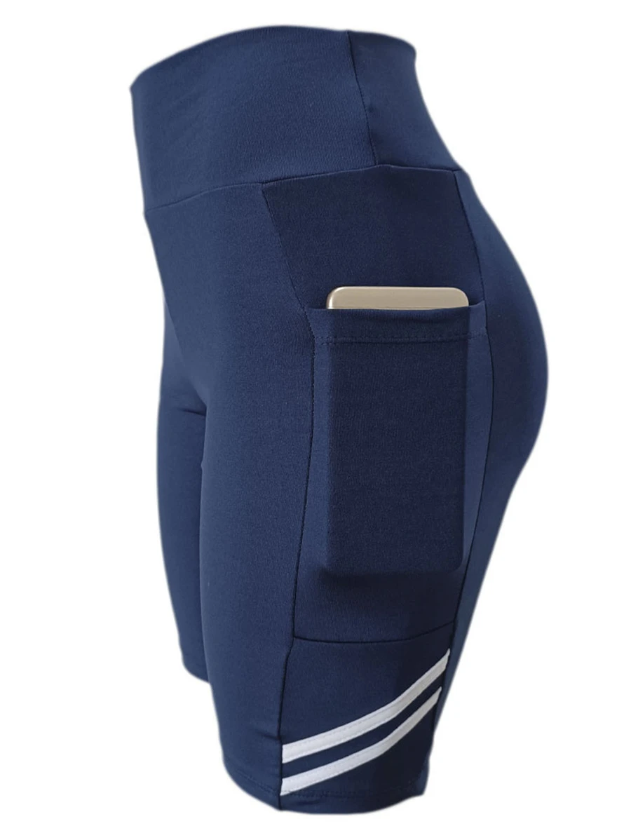 Women Sports Shorts - Azul - Ver 1