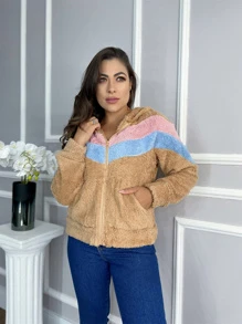Women Winter Coats - màu nâu - Xem 7