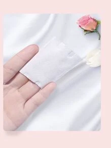 Almohadilla Desmaquillante de Algodon Premium 50pz - Blanco - Ver 3