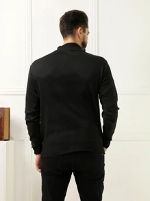Men Sweaters - màu đen - Xem 2