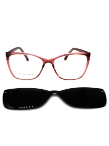 Fashion Glasses - Màu Hồng baby - Xem 1