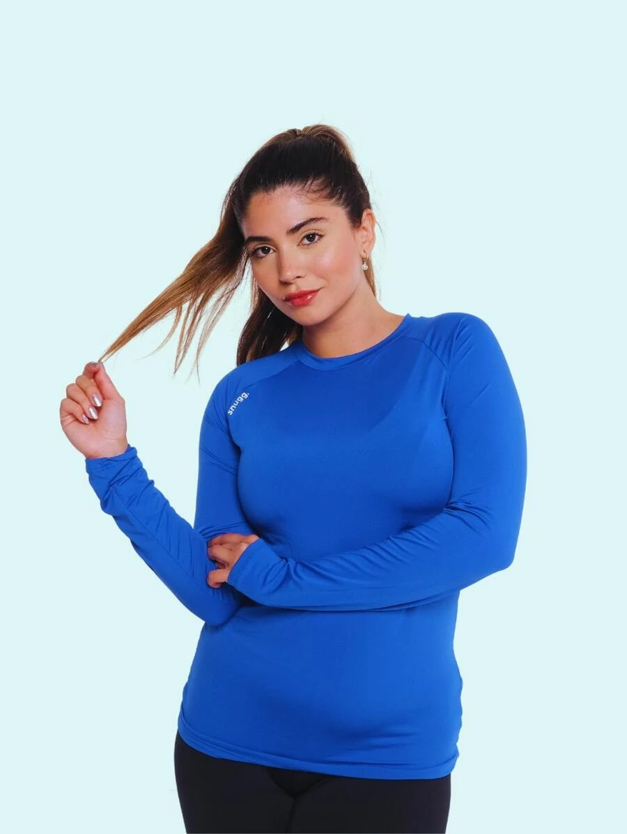 Women Sports Tees & Tanks - Màu xanh lam - Xem 1