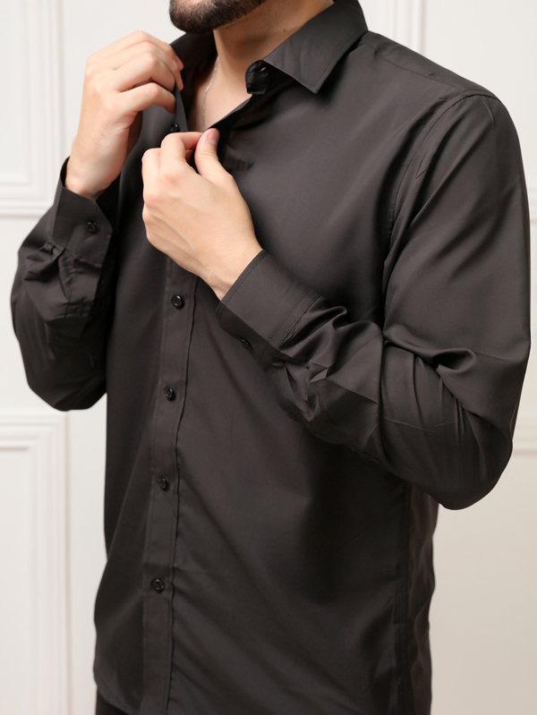 Camisa Social Slim Fit Masculina Manga longa--