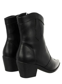 Women Fashion Boots - Black - View 5