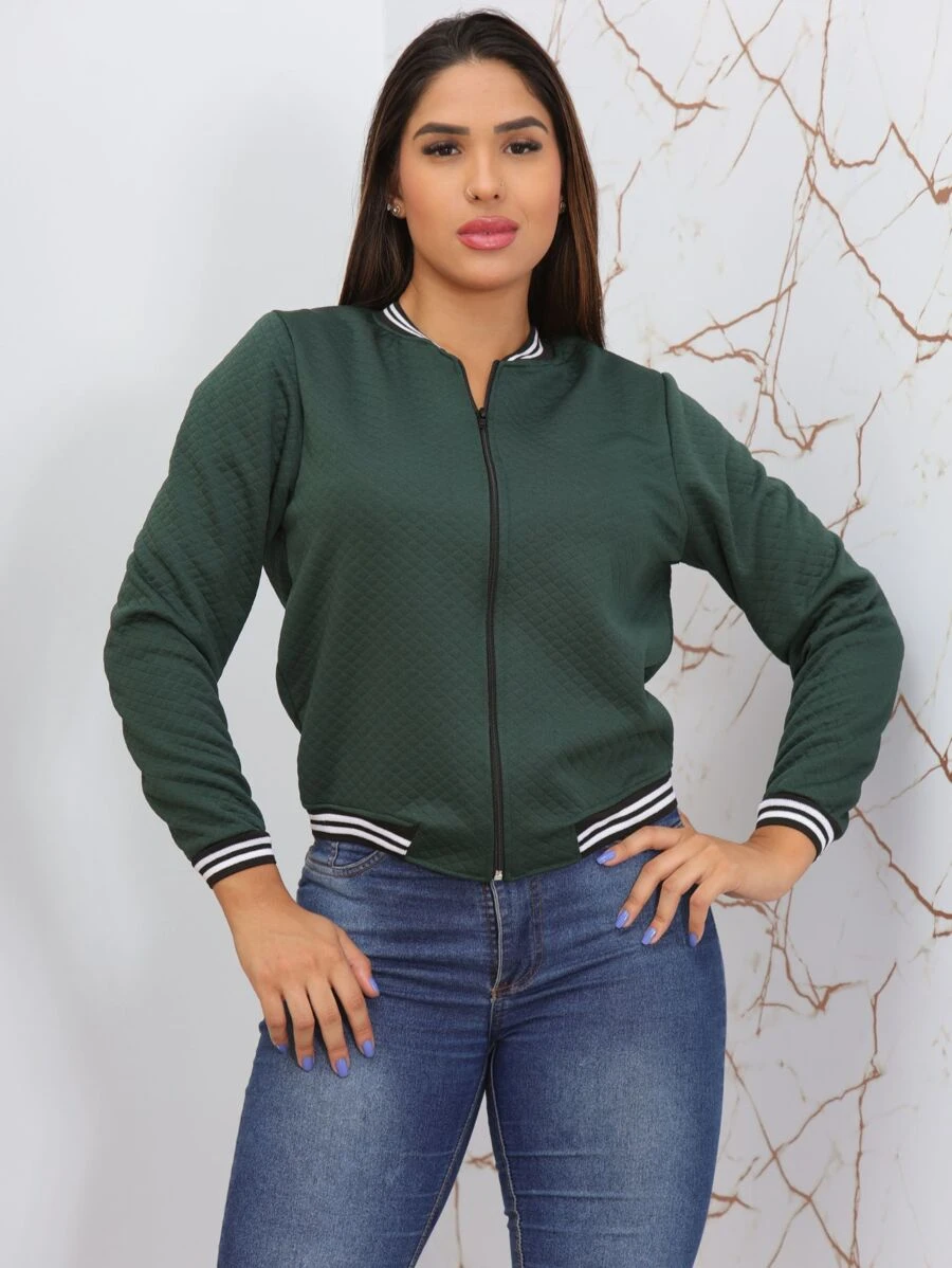 Women Jackets - 軍綠色 - 查看 1