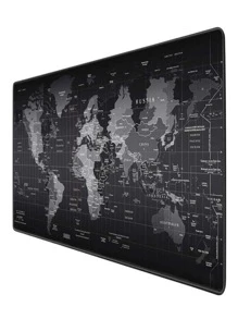 Mouse Pad Speed Extra Gigante Tecido De  Mapa Mundi Para Jogos, Games, Escritório