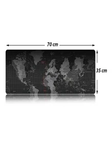 Mouse Pad Speed Extra Gigante Tecido De  Mapa Mundi Para Jogos, Games, Escritório