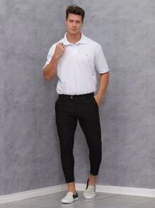 Calça Alfaiataria Super Skinny Social Cós Transpassado