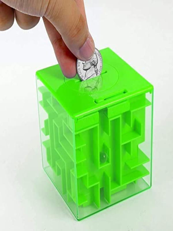 Money Maze Puzzle Box for Kids and Adults, Perfect Money Holder Maze